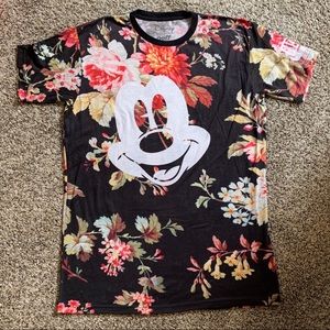 Neff x Disney Mickey floral tshirt